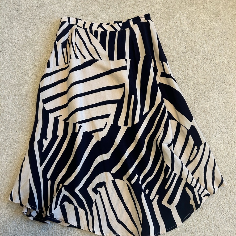 Maeve asymmetrical A-line skirt